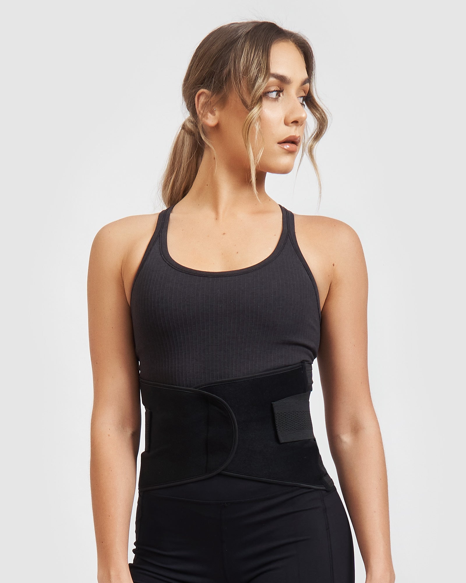 Buy Core Trainer Black Post Pregnancy Belly Wrap Online Waist