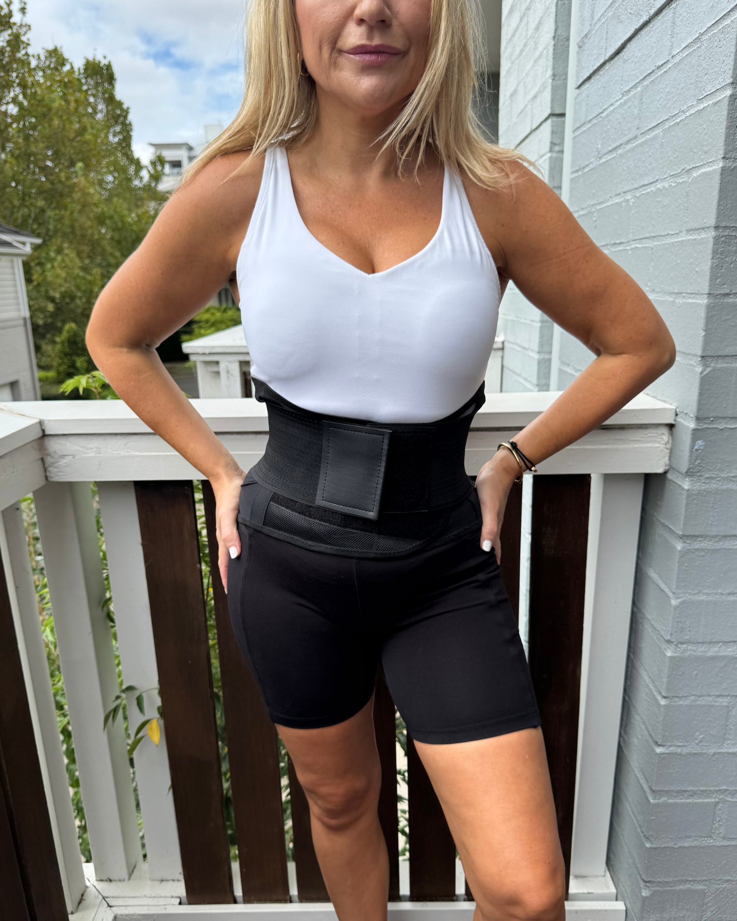 Core Trainer Waist Support Band Black