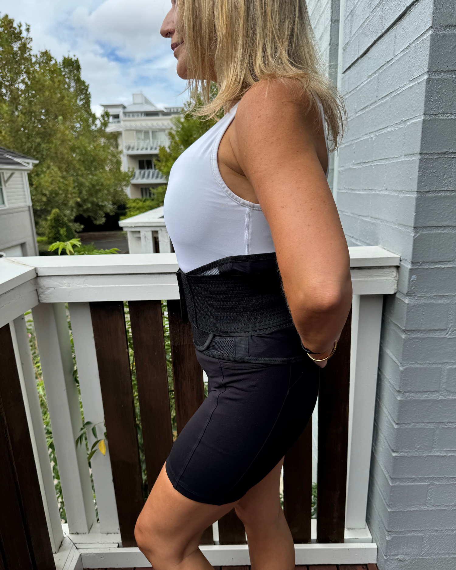Core Trainer Waist Support Band Black