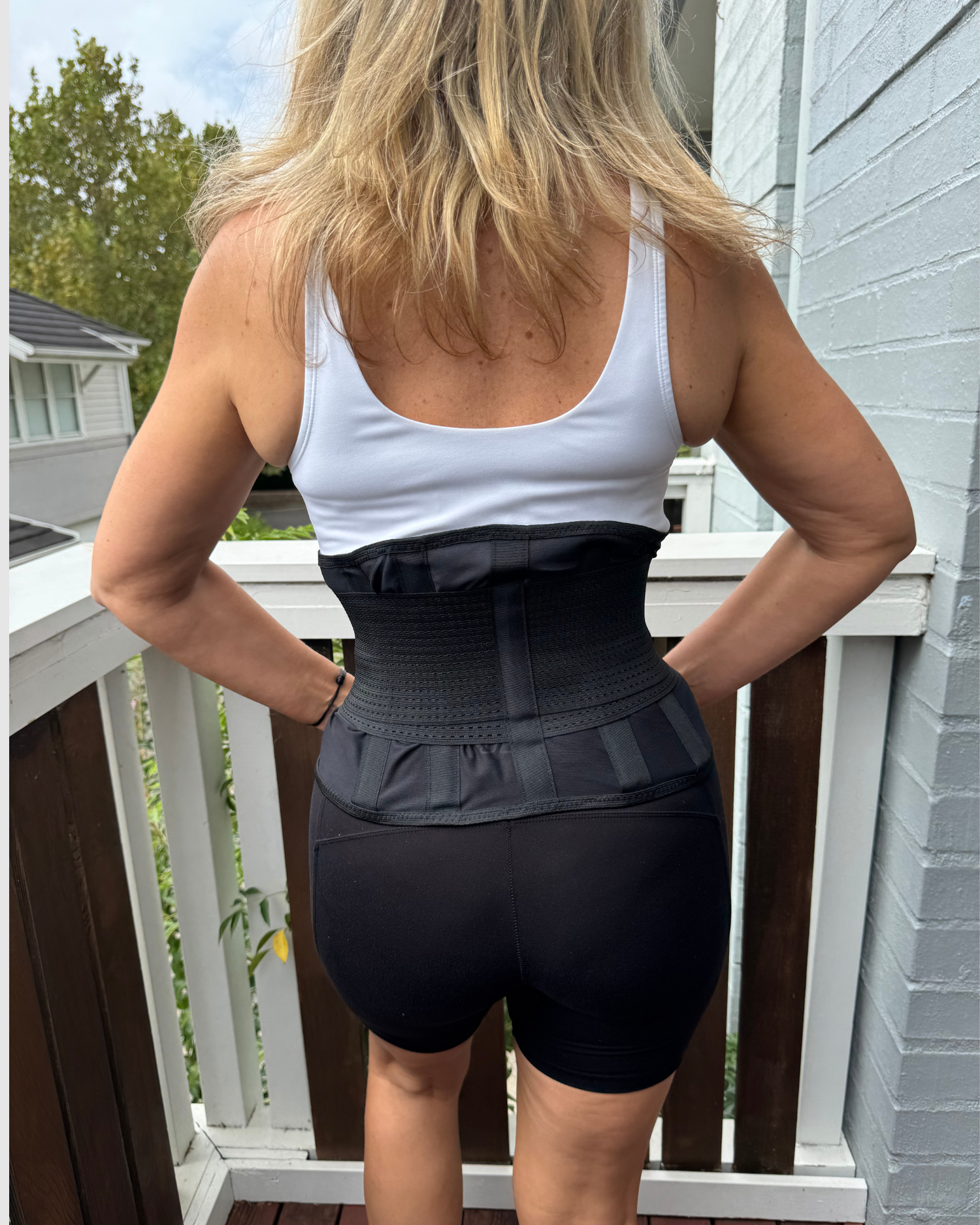 Core Trainer Waist Support Band Black