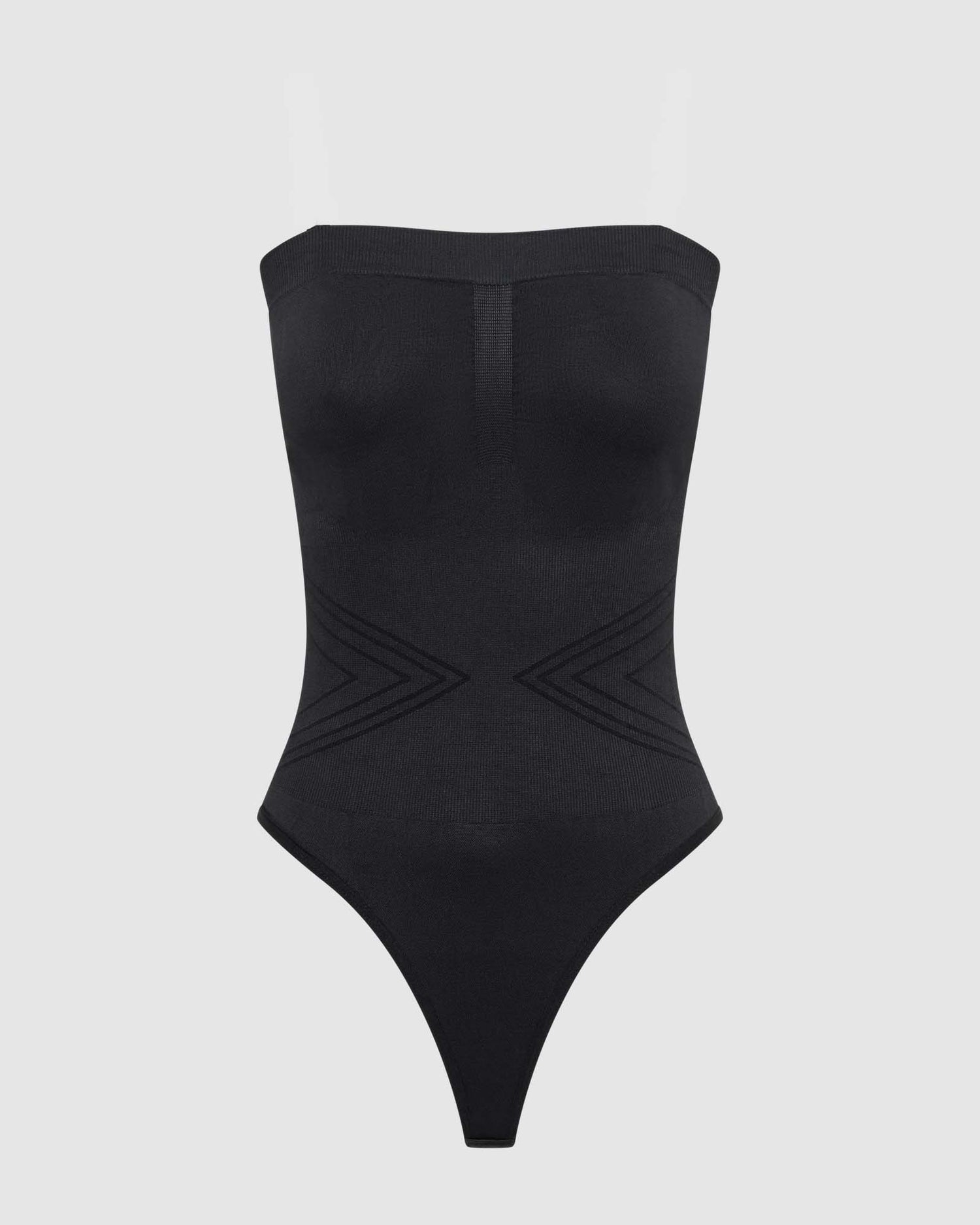 Core Trainer Strapless Bodysuit Black