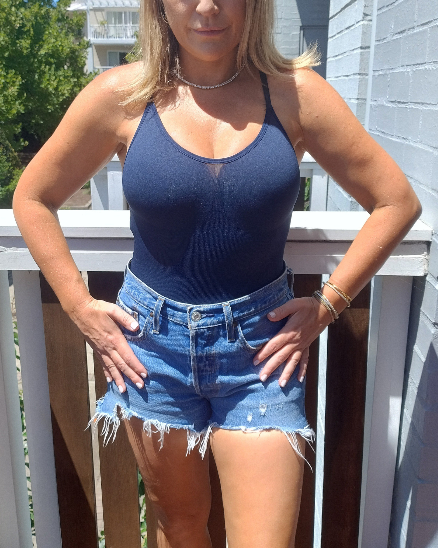 Core Trainer Sculpt Bodysuit Navy