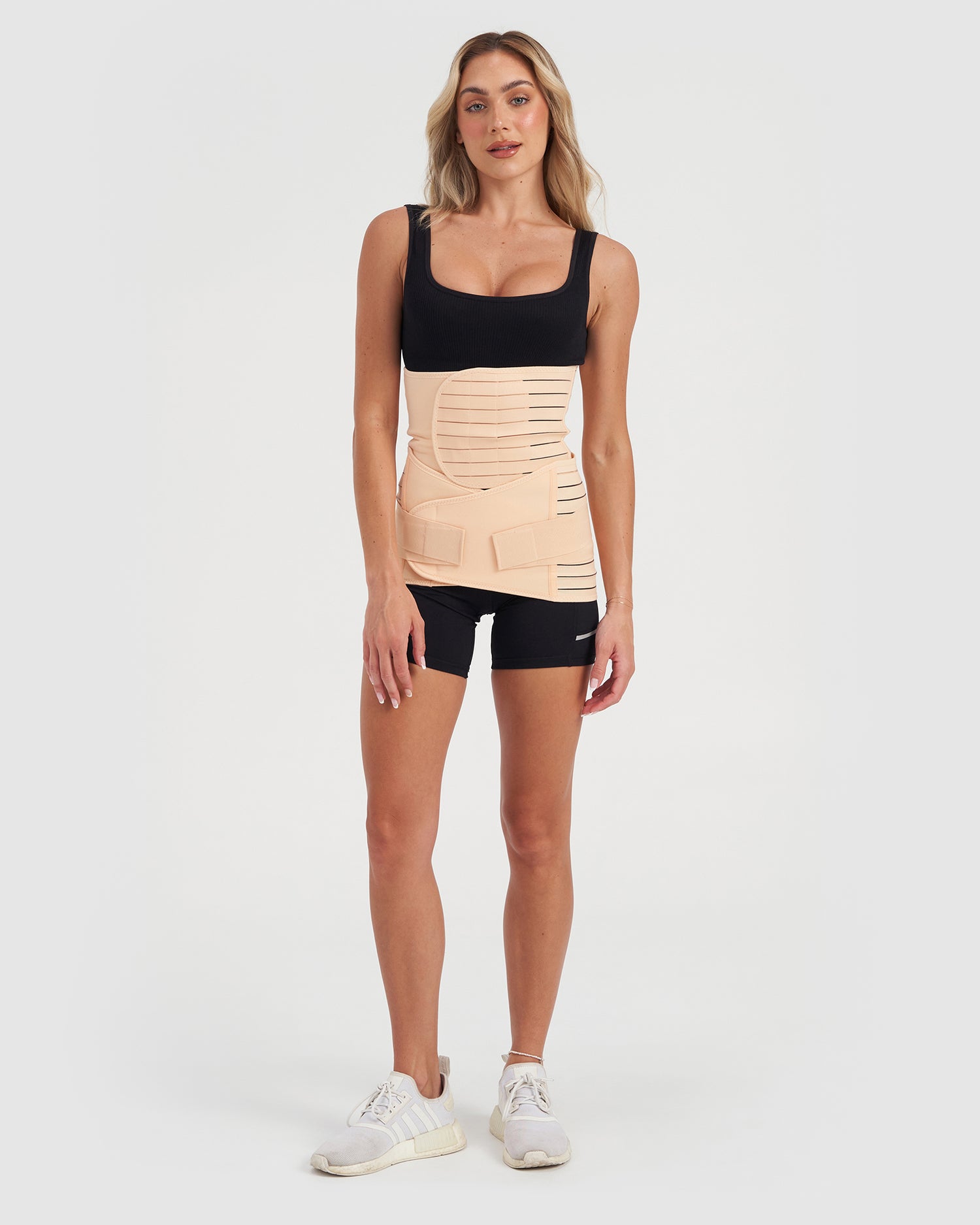 PRE-ORDER: Core Trainer Post Pregnancy Waist and Hip Band 2 Pack Nude