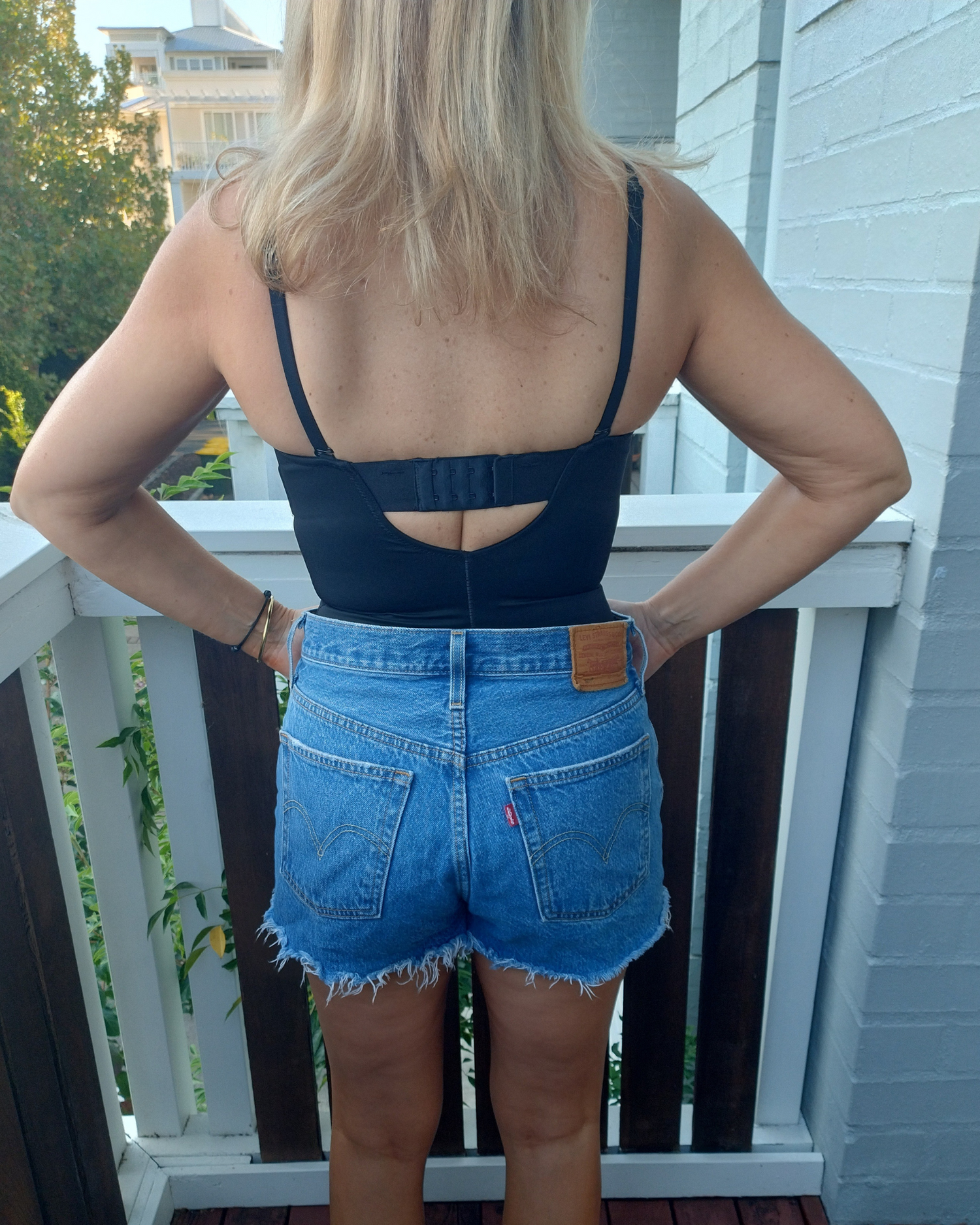 Core Trainer Seamless Cup Bodysuit Black