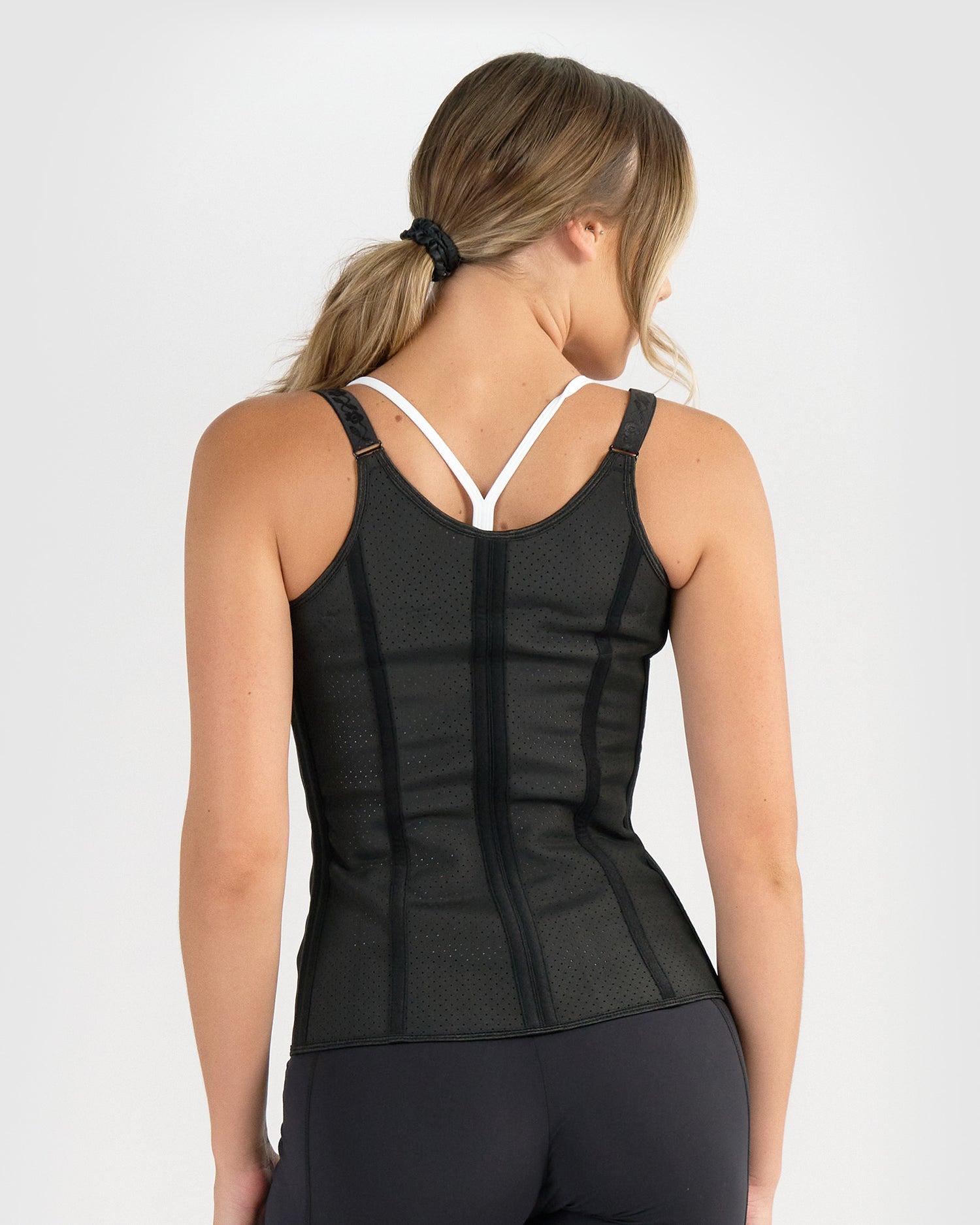 Core Trainer Breathable Vest With Adjustable Straps Black