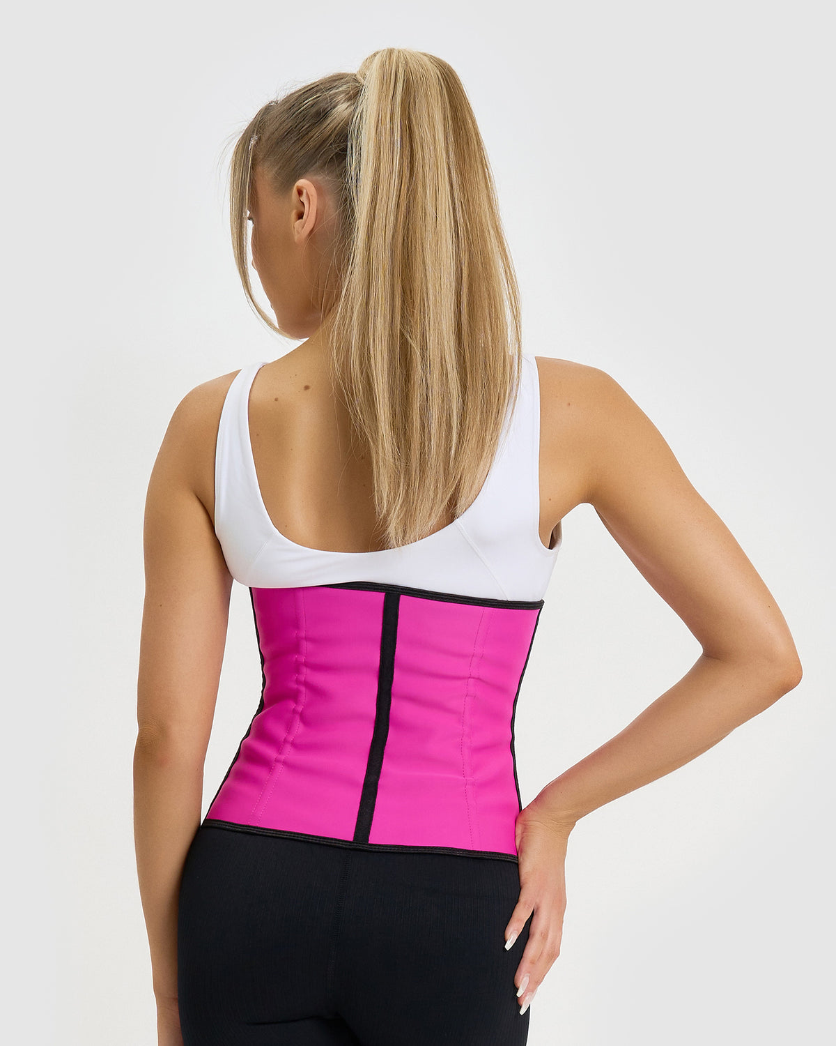 Buy Core Trainer Pink 9 Flexi Steel Boned Aggressive Waist Trainer ...