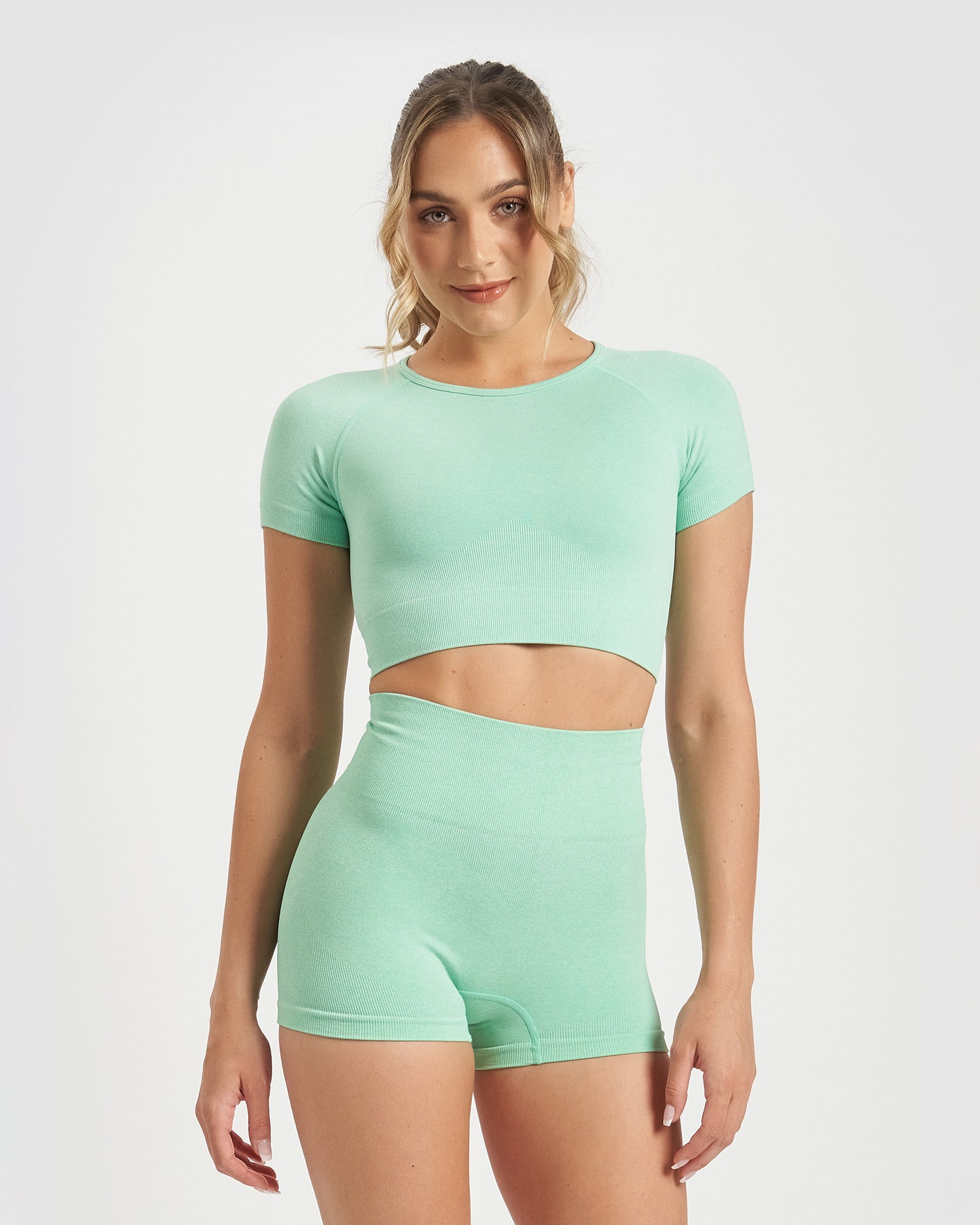 Core Trainer Charlie Crop Top Mint
