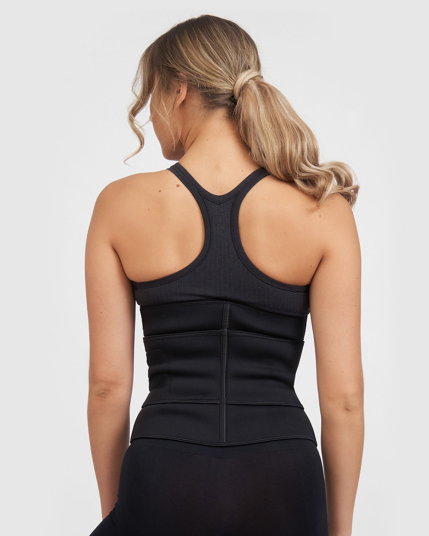 Core Trainer Non Latex Velcro Band Black