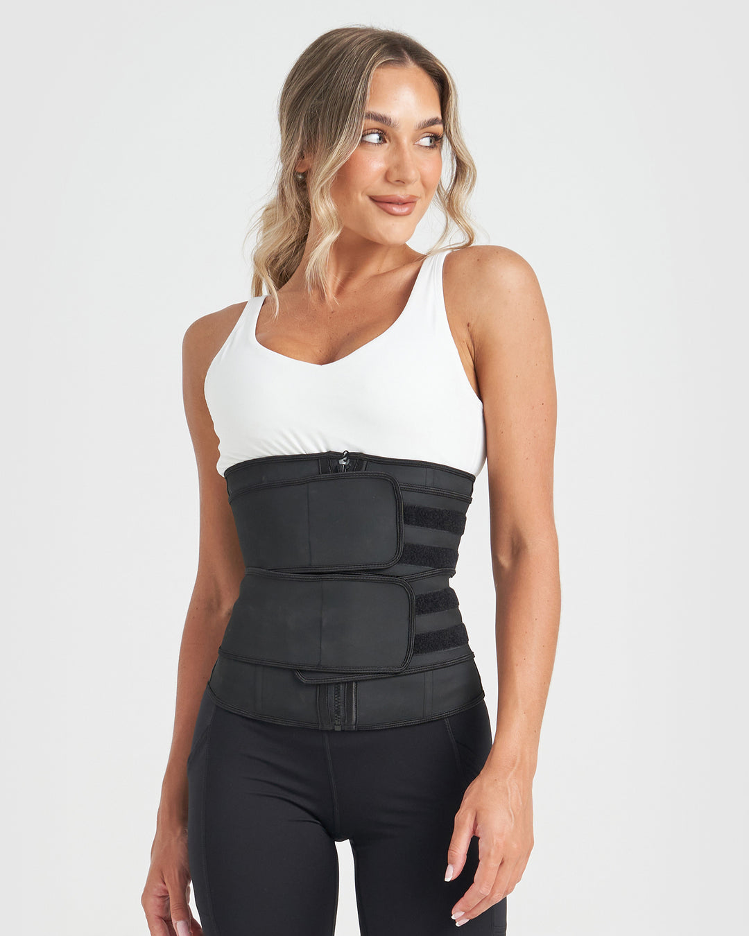 double velcro waist trainer
