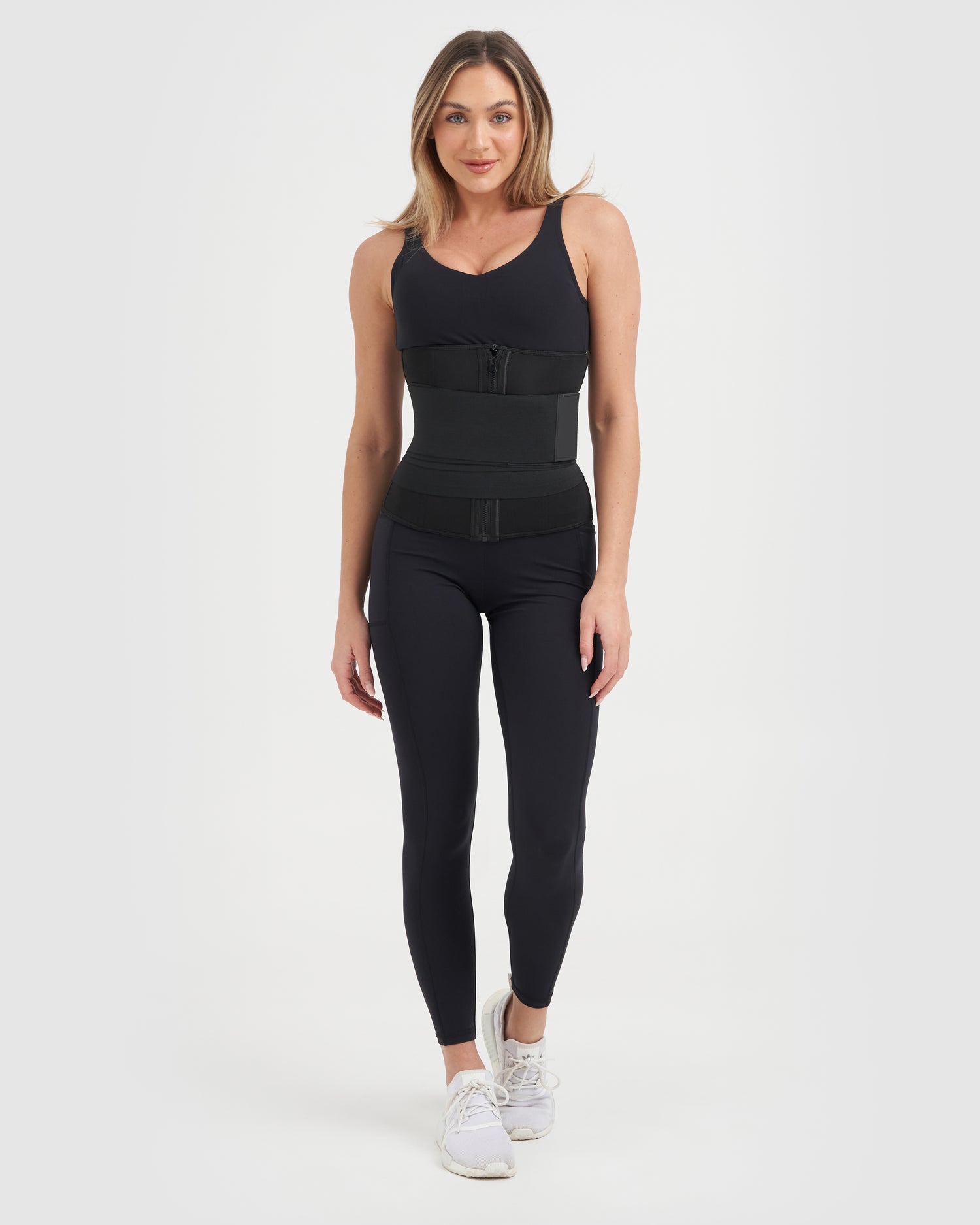 Core Trainer Neoprene Aggressive Compression Wrap Trainer Black