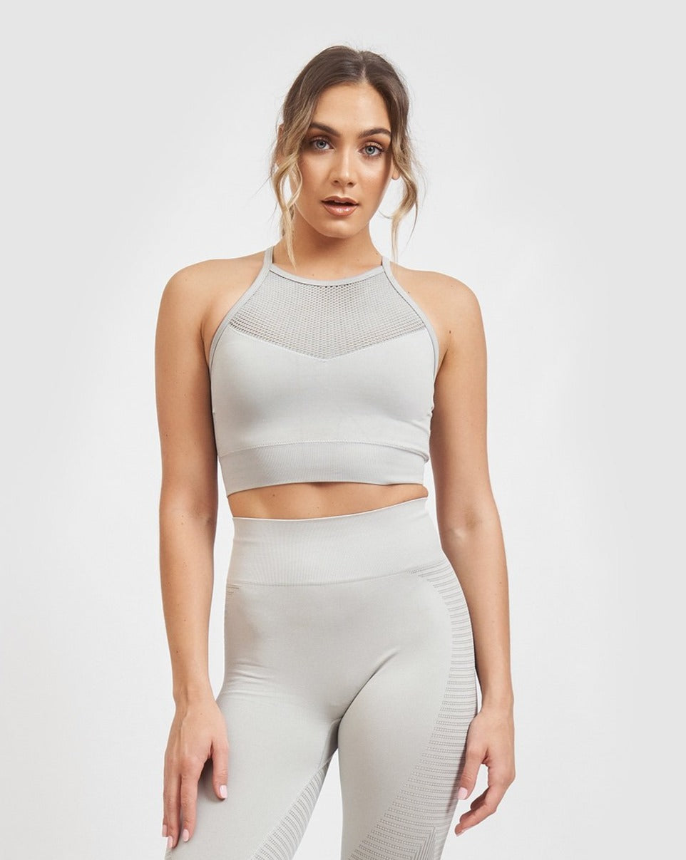Core Trainer Synergy Active Bra Dove Grey