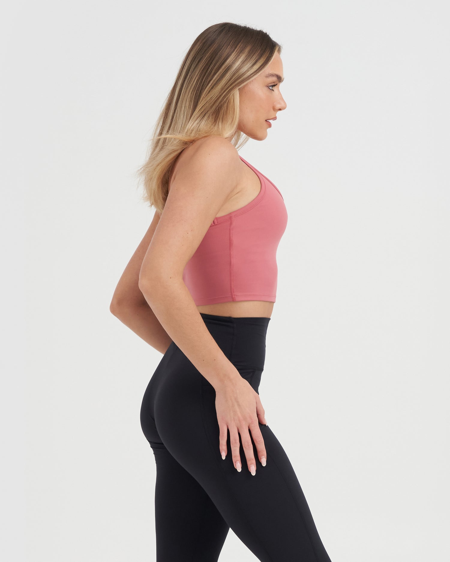 Core Trainer Steph Active Crop Light Burgundy